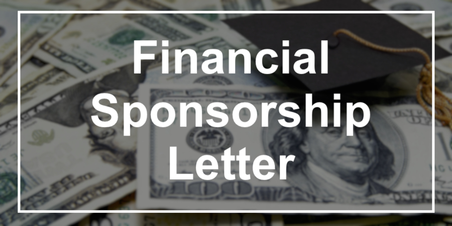 financial sponsorship letter