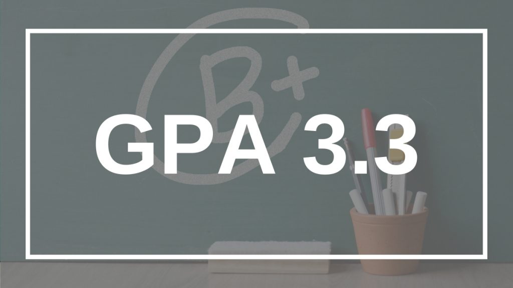 GPA 3.3