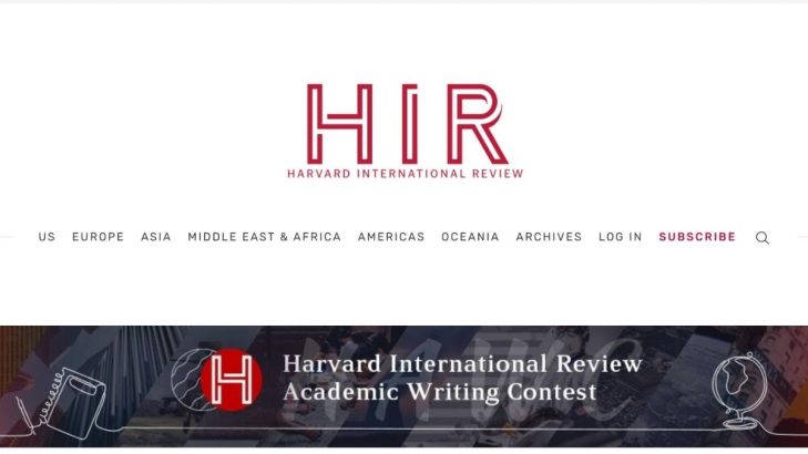 HIR Academic Writing Contest