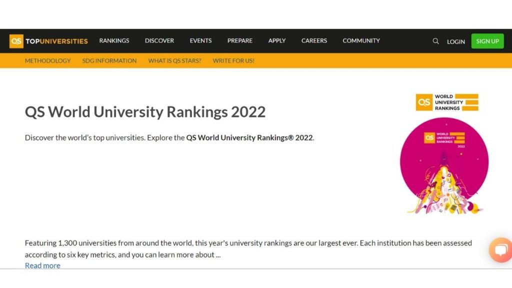 QS 世界大學排名