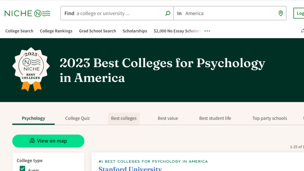 2023 Best Colleges for Psychology in America