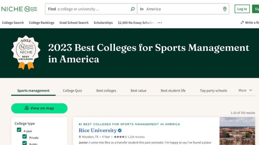 2023 Best Colleges For Sports Management In America 1024x576 