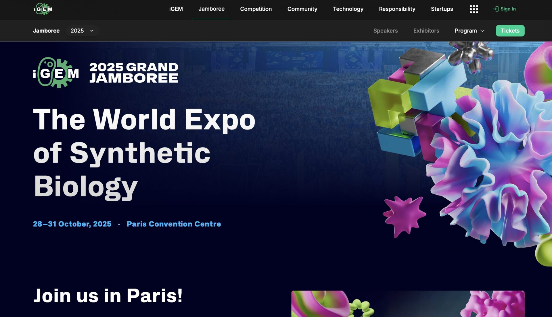 iGEM Grand Jamboree 2025