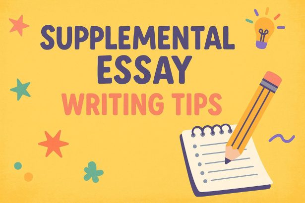 Tips for Writing Supplemental Essays