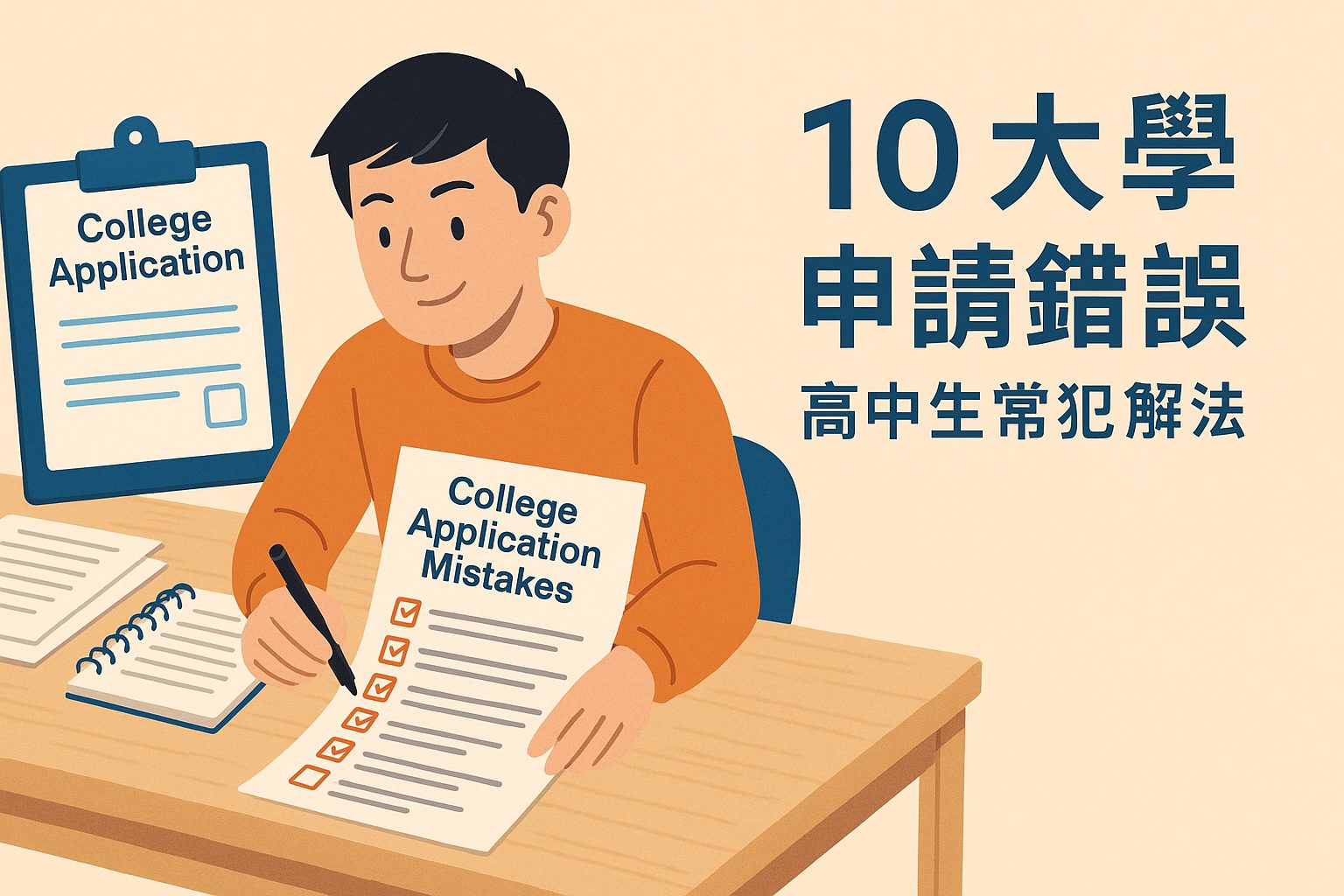 10個大學申請的錯誤