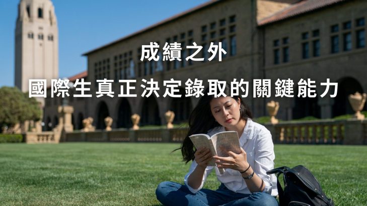 國際生申請海外大學，常見被低估的三個關鍵能力
