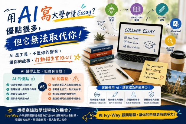 AI 可以寫美國大學 Essay 嗎？優缺點、風險與正確使用方式完整解析